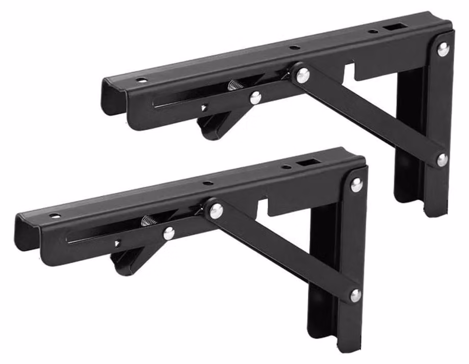 Solidchoice - Set di 2 supporti angolari pieghevoli, lunghezza 500 mm