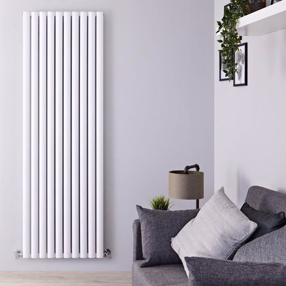 Termosifone Verticale Alluminio Bianco 2506W 1800x590mm - Potenza elevata - Design Moderno - Revive Air