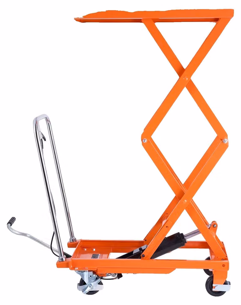 Tavolo di sollevamento idraulico, capacità di carico 500 lbs, altezza regolabile, 4 Zoll 500 lbs