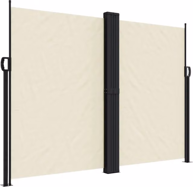 Tenda da sole laterale retrattile DESIGN IN in poliestere beige con struttura in acciaio e alluminio L: 1200 cm, H: 180 cm