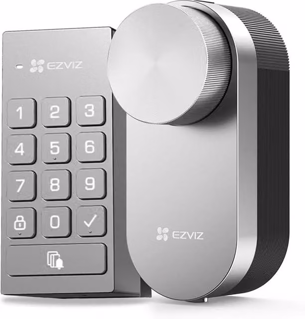 Kit Serratura Smart EZVIZ DL01 PRO con Tastierino, Colore Argento