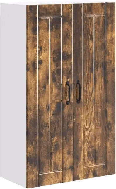 Moderno mobile da cucina con pratico contenitore 60 x 31 x 100 cm in legno multistrato rovere fumo 02_0054157