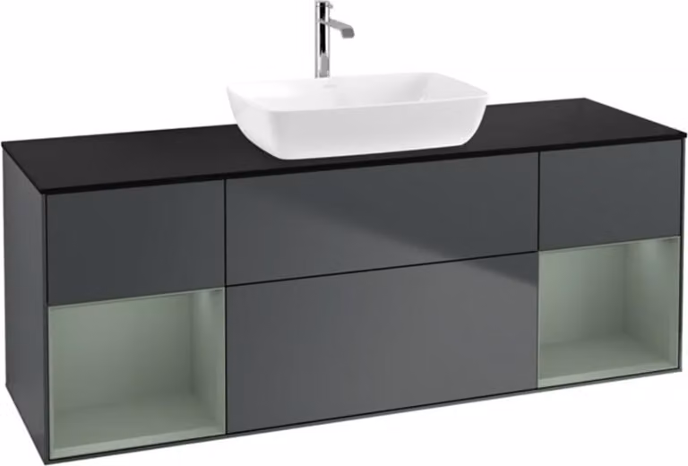 Mobiletto V&B Finion 160cm, Pl b m, Rg Ol m Lac, md bl. m Lac
