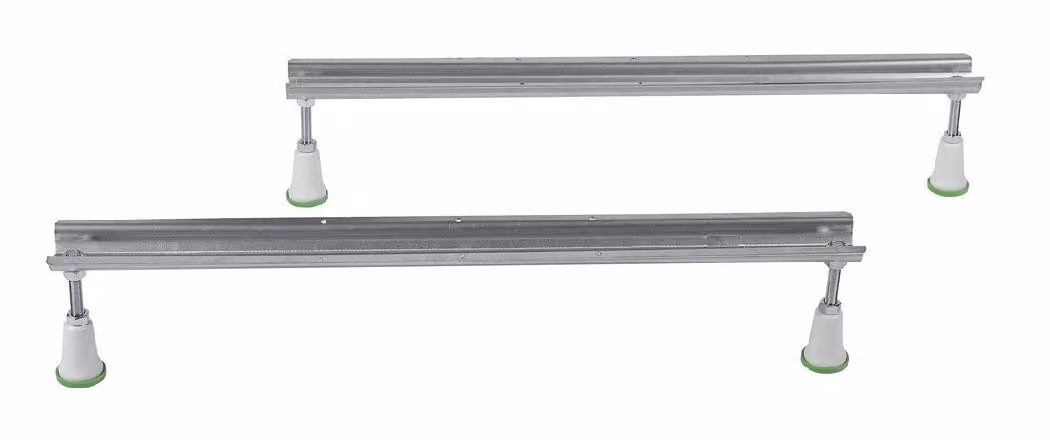 Accessori Polysan - Piedini per vasca da bagno, 2 pezzi, 515/745 mm PO60-80