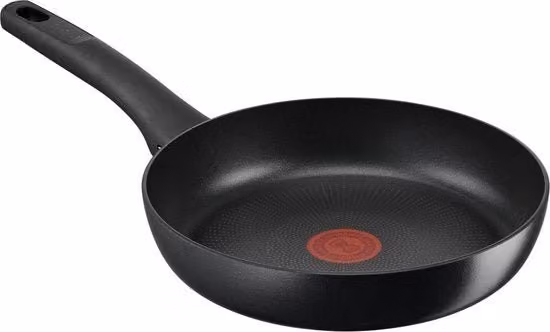 Wok Tefal con rivestimento in titanio nero, diametro 28 cm, compatibile con induzione e lavabile in lavastoviglie