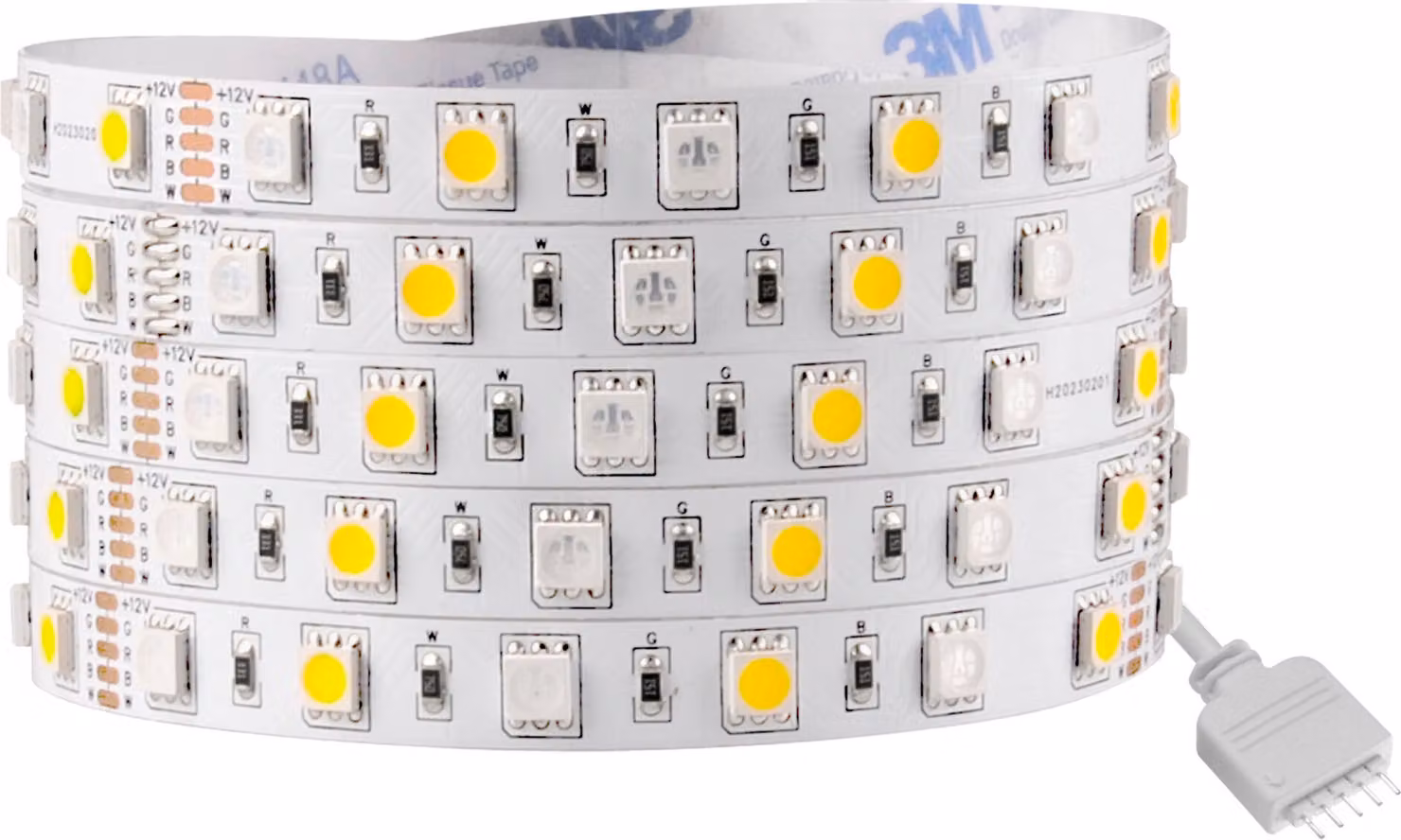 Striscia LED 12 V, 5 m, 1000 lm, IP20, RGB + 4000 K 319319 Polux