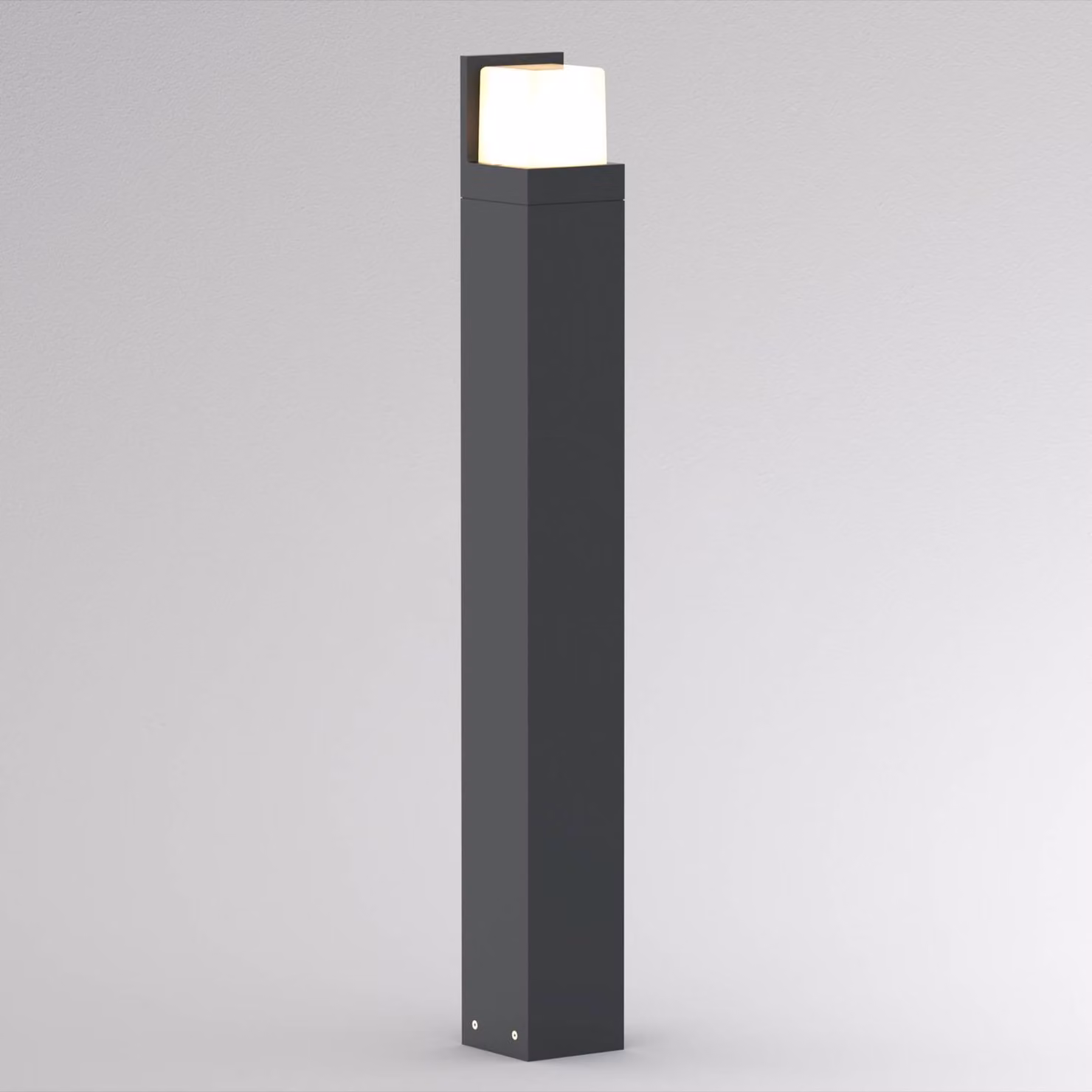 Molto Luce Lampione a LED FYNN-C, altezza 85 cm, antracite, CCT IP65 on/off FYNN-C, Nero, Alluminio, Moderno