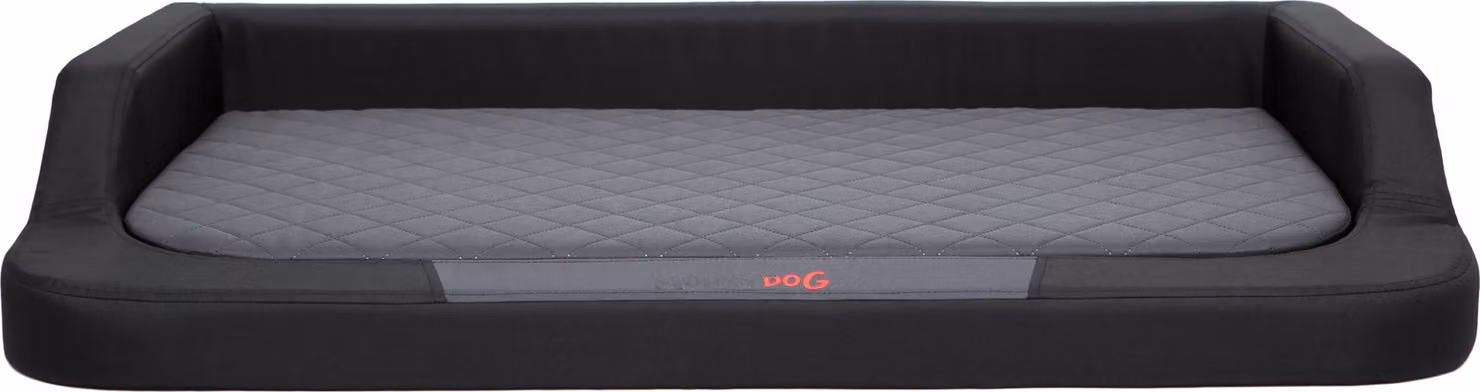 Cuscino per cani Cesto per cani Divano per cani Ortopedico per cani da compagnia Lavabile - Medico Standard - 94 x 62 x 15 cm [taglia: XL] - Nero con grigio