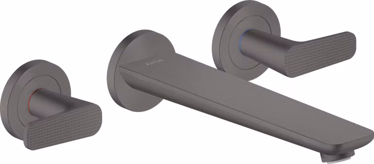 hansgrohe AXOR Citterio C robinetterie de baignoire 3 trous encastrée pour montage mural, Cubic cut, 49483340, 49483340