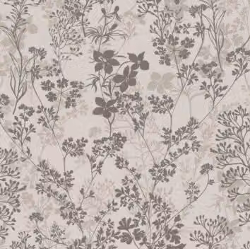 Piastrella Marazzi Cementum Wall effetto cemento decoro floreale beige finitura matt L: 120 cm, H: 40 cm, Spessore: 6 mm