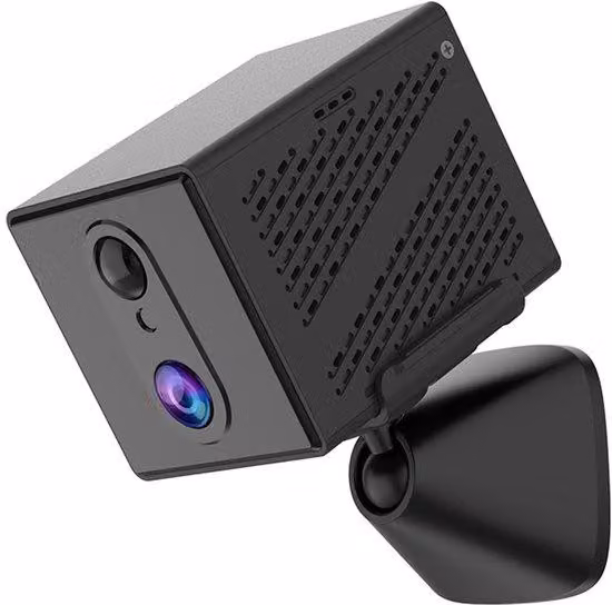 Mini telecamera per la sorveglianza domestica con connessione Wi-Fi, risoluzione 2K, rete 4G, 128 GB di memoria