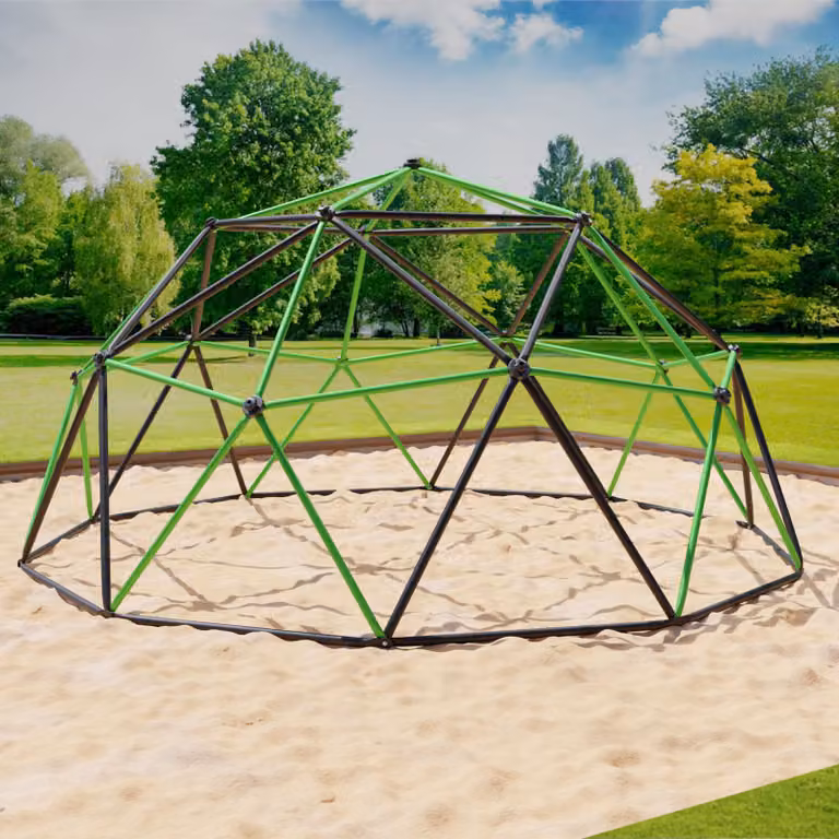 Struttura di arrampicata 305x305x155cm DomeClimber cupola di arrampicata per bambini Geodome 10FT - antracite/verde