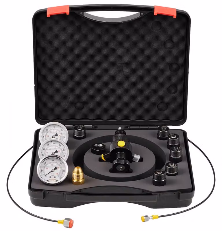 Kit per collaudo idraulico a pressione – Kit per collaudo con 3 metri – 1500, 4000, 6000 PSI