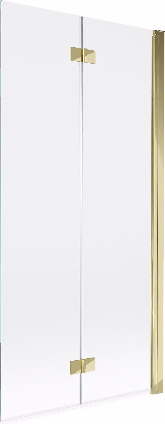 Mexen Mist paratia per doccia a 2 ante destra 90 x 150 cm, trasparente, dorato - 8A9-090-002-50-00-P