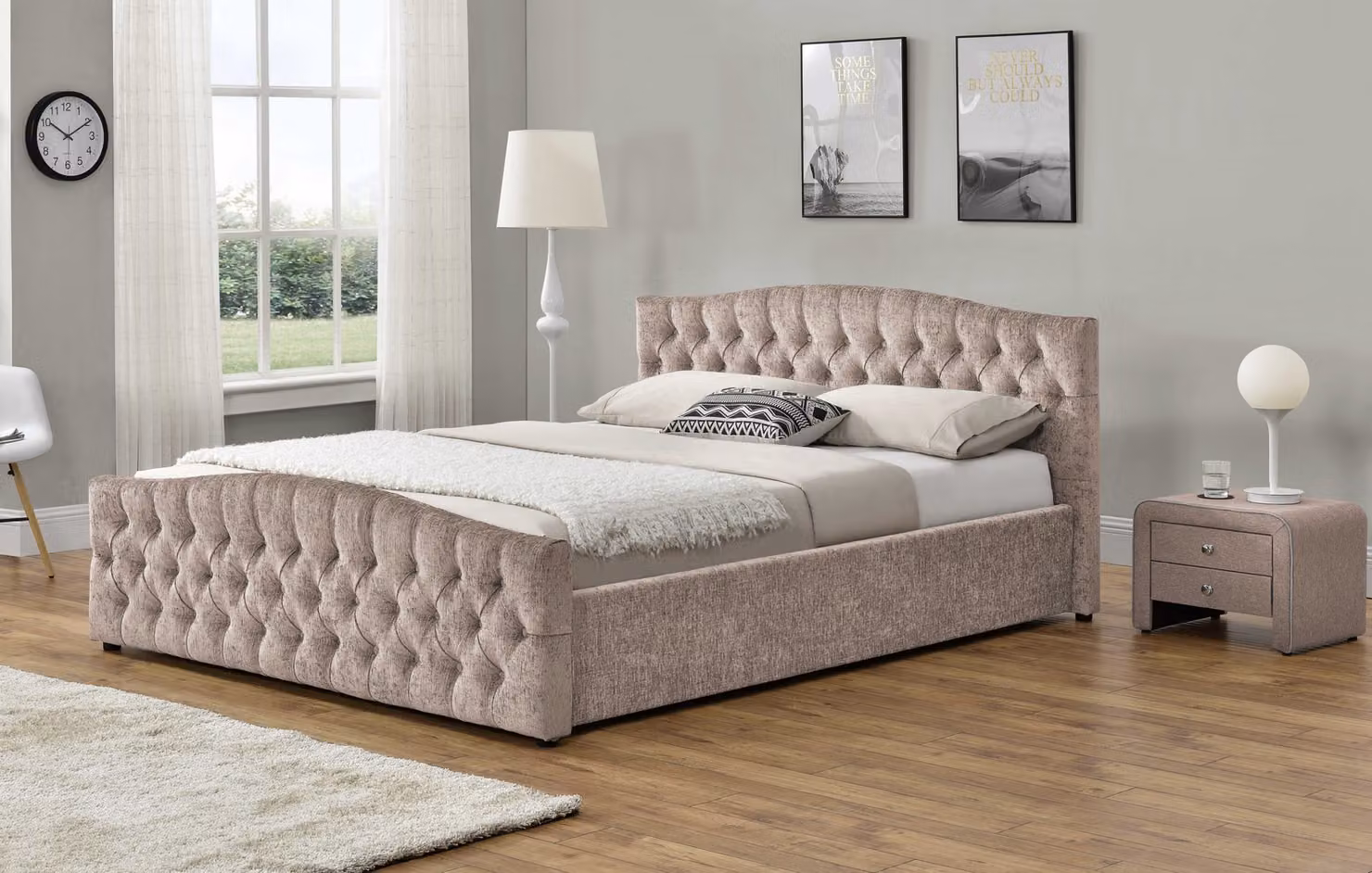 Gepolstertes Designer Bett Leder Polster Betten 180x200cm Schlafzimmer