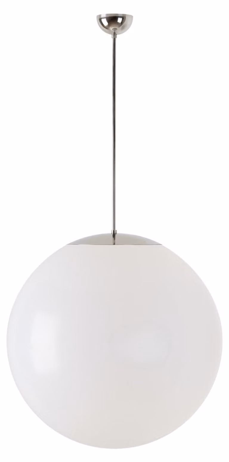 OSMONT ISI60531 ISIS P5 PM Lampada a sospensione in plastica, acciaio inossidabile/bianco, grado di protezione IP40, 4000 K, LED da 48 W