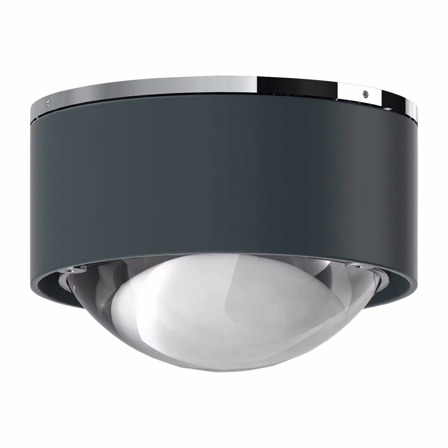 Top Light Faretto a soffitto LED PUK Mini One 2, dimmerabile, Nero, Soggiorno / Sala da pranzo, Metallo, Design, Plafoniera LED