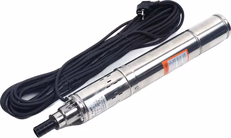 Pompa per pozzi, pompa sommergibile, acciaio inossidabile, 220V, colore argento