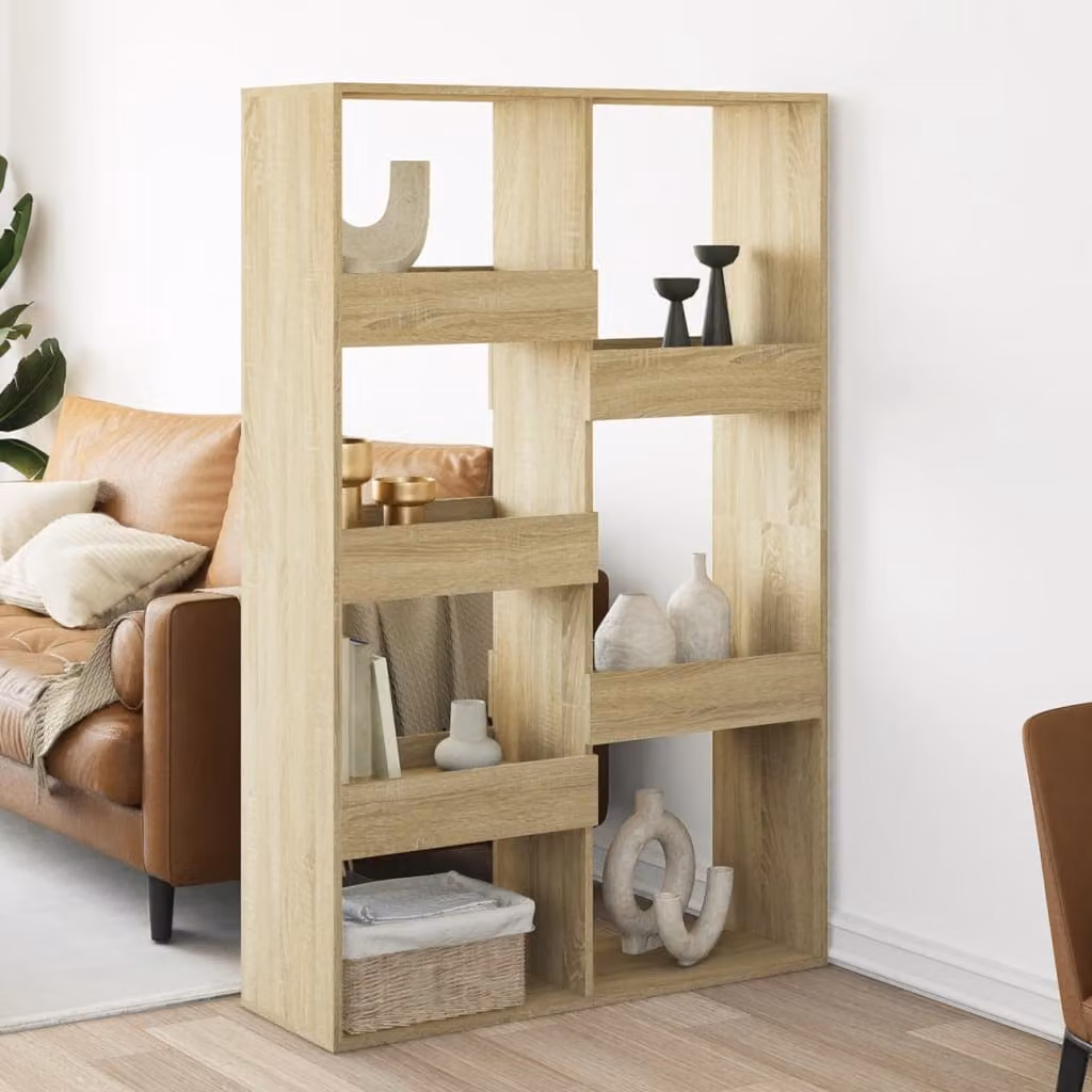 Divisorio vidaXL in Rovere Sonoma, L 100 cm x P 33 cm x H 155,5 cm