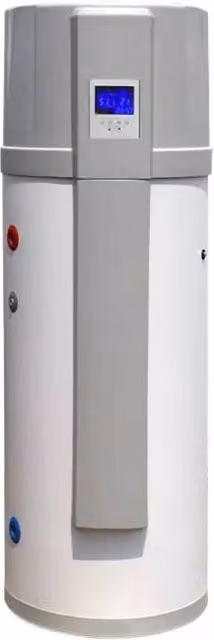 Scaldacqua a pompa di calore Rinnai SHIMANTO SANITARY 200 Litri EHP-WH200-1A con serpentino ausiliario gas R134A e display touch LCD bianco
