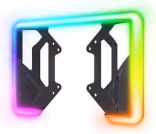 Luce per monitor Trust GXT 907 Vybz RGB con retroilluminazione LED multicolore nera