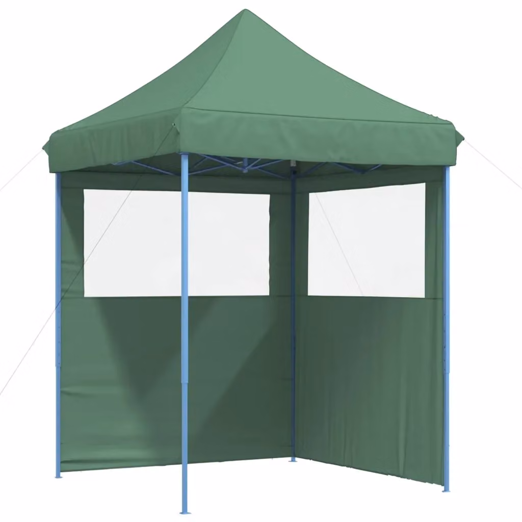 Tenda da festa verde in tessuto Oxford per giardino L/P/H: 200 x 200 x 306 cm – 2