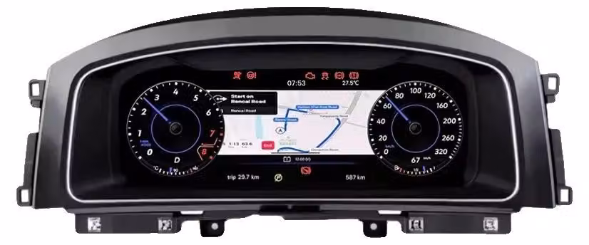Cruscotto digitale, display HD, connettività wireless, per Golf 7