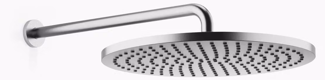Douche de pluie Dornbracht avec fixation murale, Ø 400mm, saillie 450mm, flowReduce, 28658970-93, 28658970-93