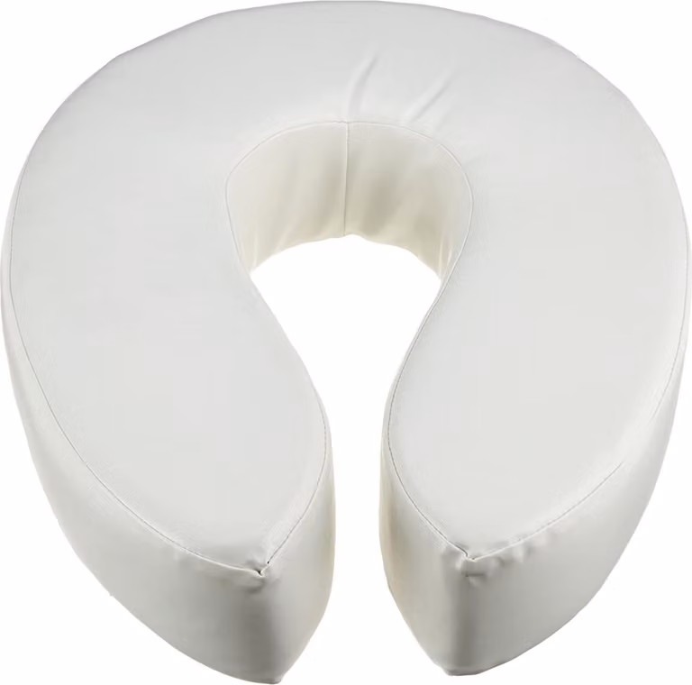 Supporto per la toilette - Imbottito da 5 o 10 cm - Morbido comfort - Disabili anziani - Ausilio per il bagno - Aumenta l'altezza - Riduce i piegamenti - Facilita la seduta