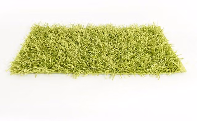Tappeto Da Cucina E Da Salotto Modello Shaggy - 160x230cm - Verde acido