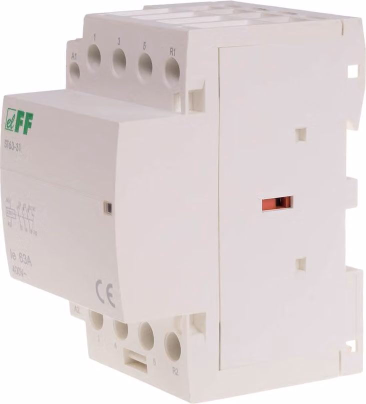 Contattore modulare 63A 3×NO+1×NC 230V AC ST63-431 Contattore elettromagnetico F&F