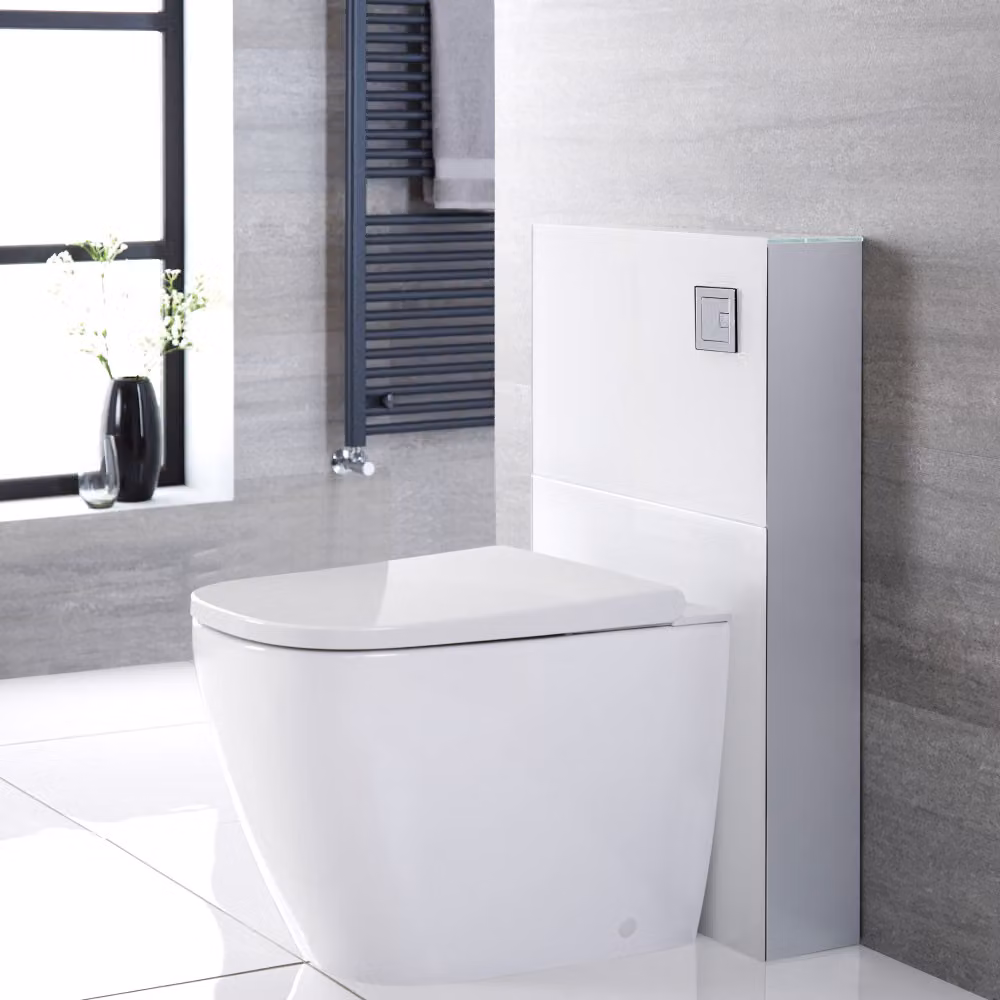 Smart Toilet a Terra Stile Giapponese 500mm - Con kit fissaggio - Design Moderno - Saru