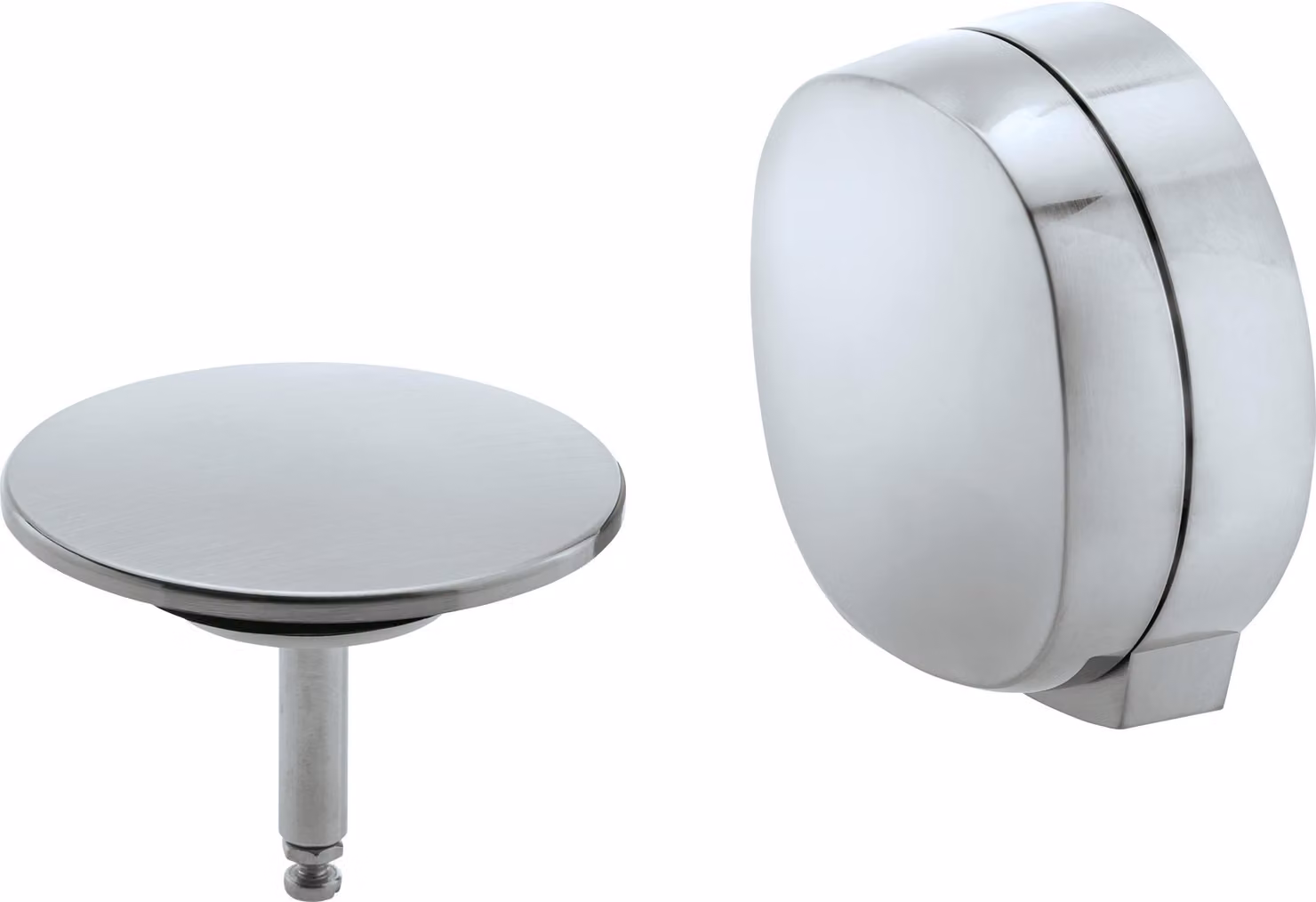 Set d'équipement Duravit, poignée tournante et grilles pour bec de baignoire incluses, 792524000007000, 792524000007000