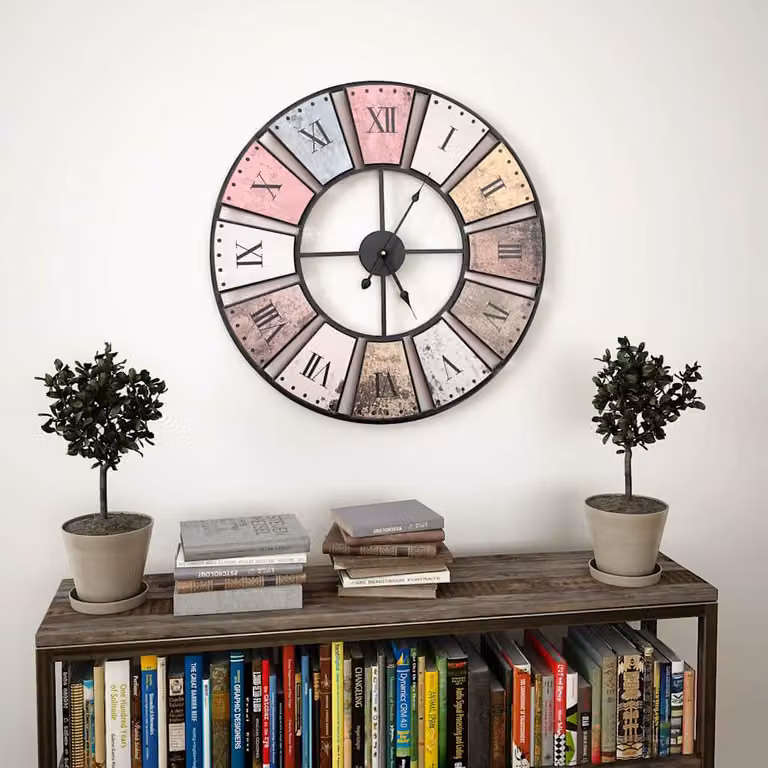 vidaXL Orologio da Parete Vintage al Quarzo 60 cm XXL