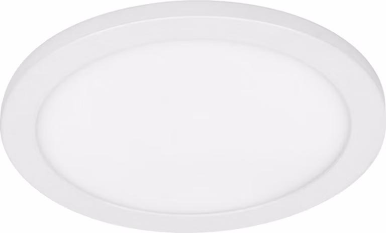 OSRAM Essential LED downlight side-mainlight 225mm 24W, apparecchio da incasso bianco caldo 3000K, faretto da soffitto bianco alluminio