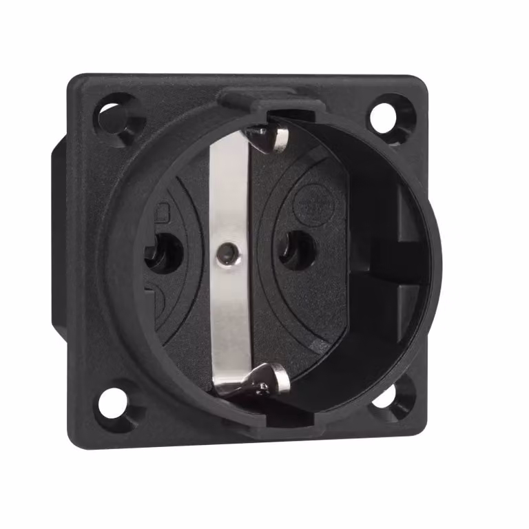 100 pezzi Presa EB 1K SK/senza coperchio sw - Presa da pannello con 1661300