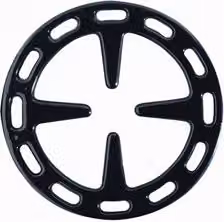 Riduttore per fornello Ilsa in ghisa nero diametro 12 cm