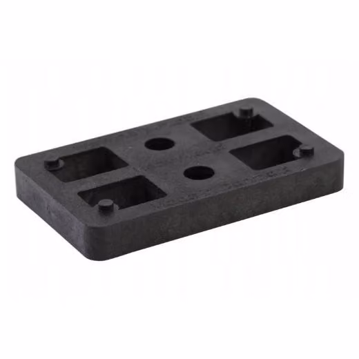 Distanziali 80x50, spessore 10 mm, in plastica, per carichi fino a 2 tonnellate – 100 pezzi