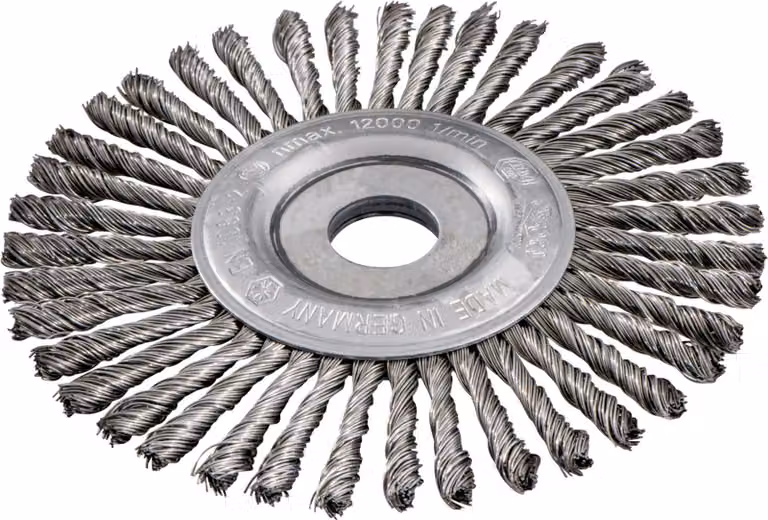Spazzola tonda Metabo 125x0,5x6/22,23 mm in acciaio, 626815000