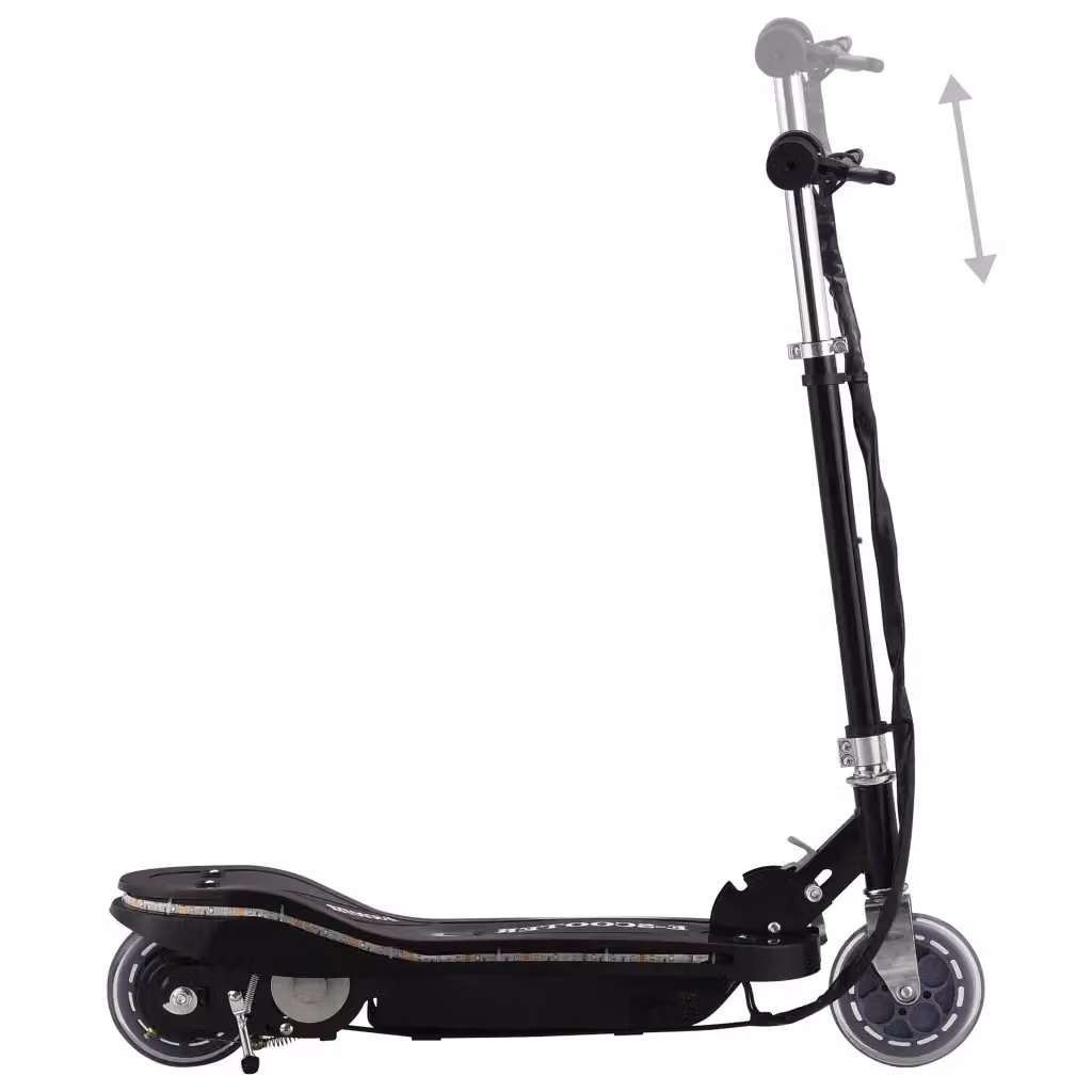 Monopattino elettrico vidaXL nero pieghevole con batteria ricaricabile e luci LED – 2