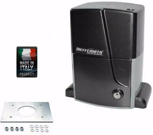 ATTUATORE MOTORE CANCELLO SCORREVOLE 2000 KG 380V 400V TRIFASE IN BAGNO D'OLIO