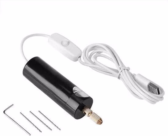 Piccolo trapano portatile da 5 V con micro-USB