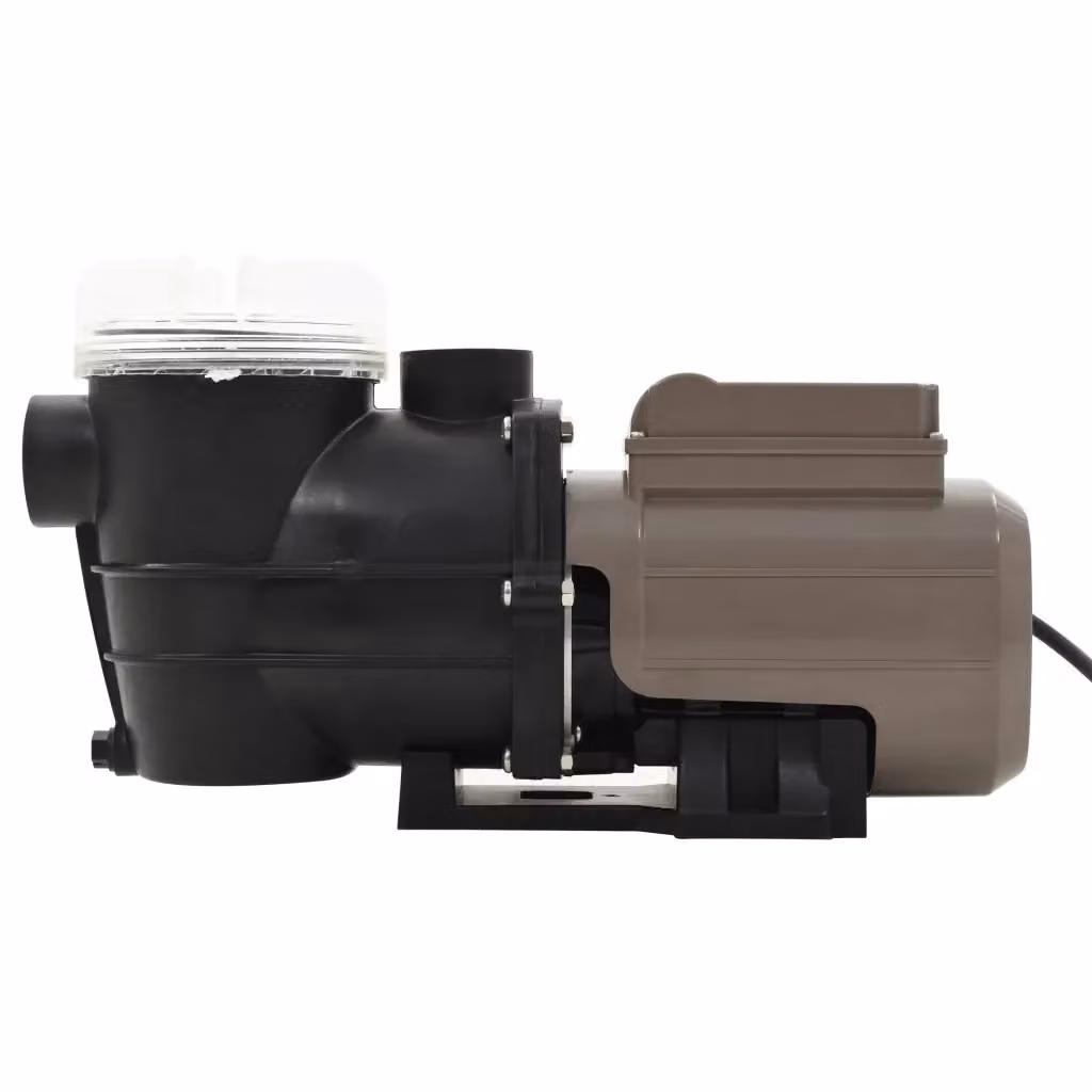 Pompa per piscina Videx con timer nera 0,25 HP 8000 L/h – 2