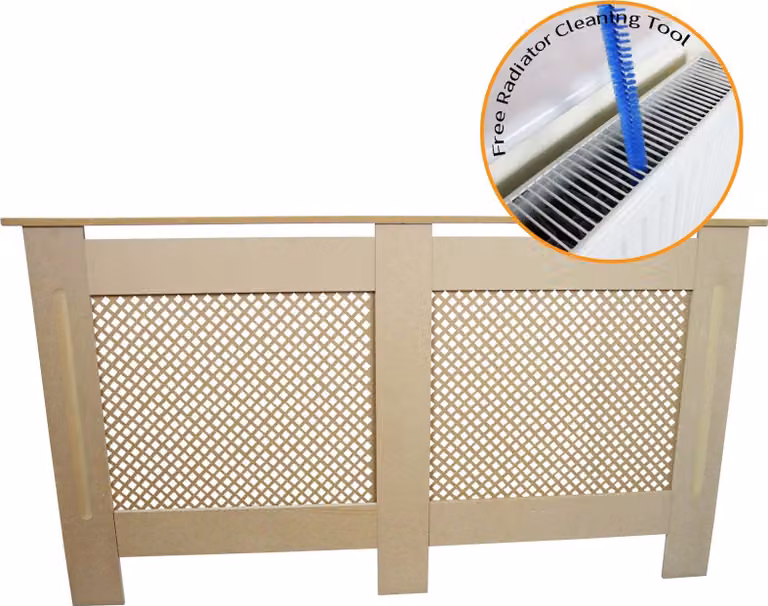 Rivestimento del radiatore MDF non trattato 1515 mm