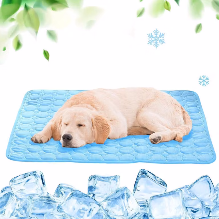 Tappetino refrigerante per cani e gatti, auto-raffreddante, lavabile, taglia M (60 x 50 cm)