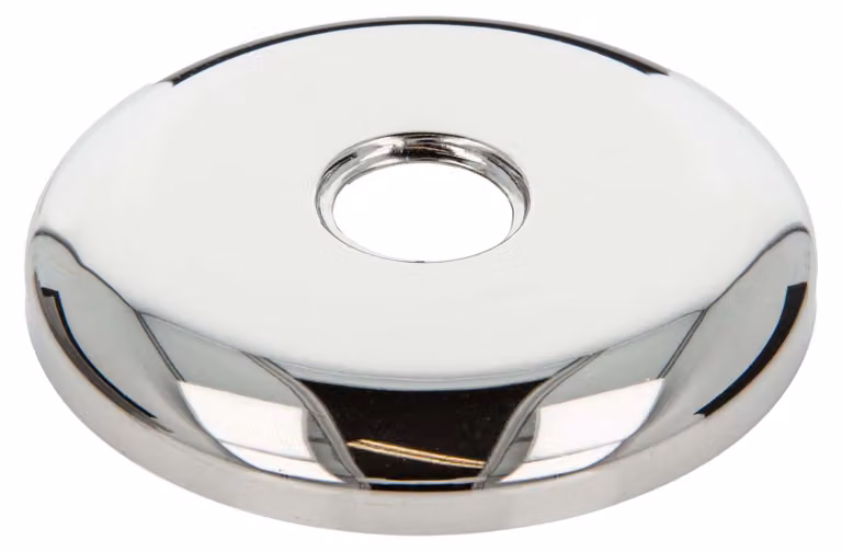 Rosetta filettata tecuro 3/4 di pollice x Ø 110 mm x altezza 15 mm, ottone cromato