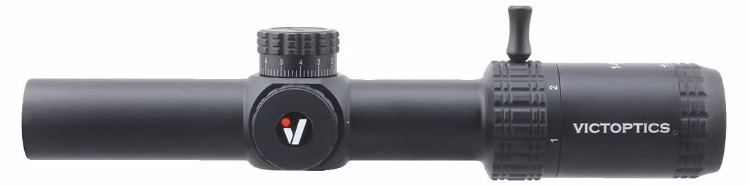 Cannocchiale da puntamento, ingrandimento 1-6x, reticolo illuminato, OPSL22