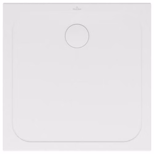 Villeroy & Boch Lifetime Plus receveurs de douche, carré, céramique, antidérapant, 1000x1000x35mm, blanc alpin, 6223J501, 6223J501