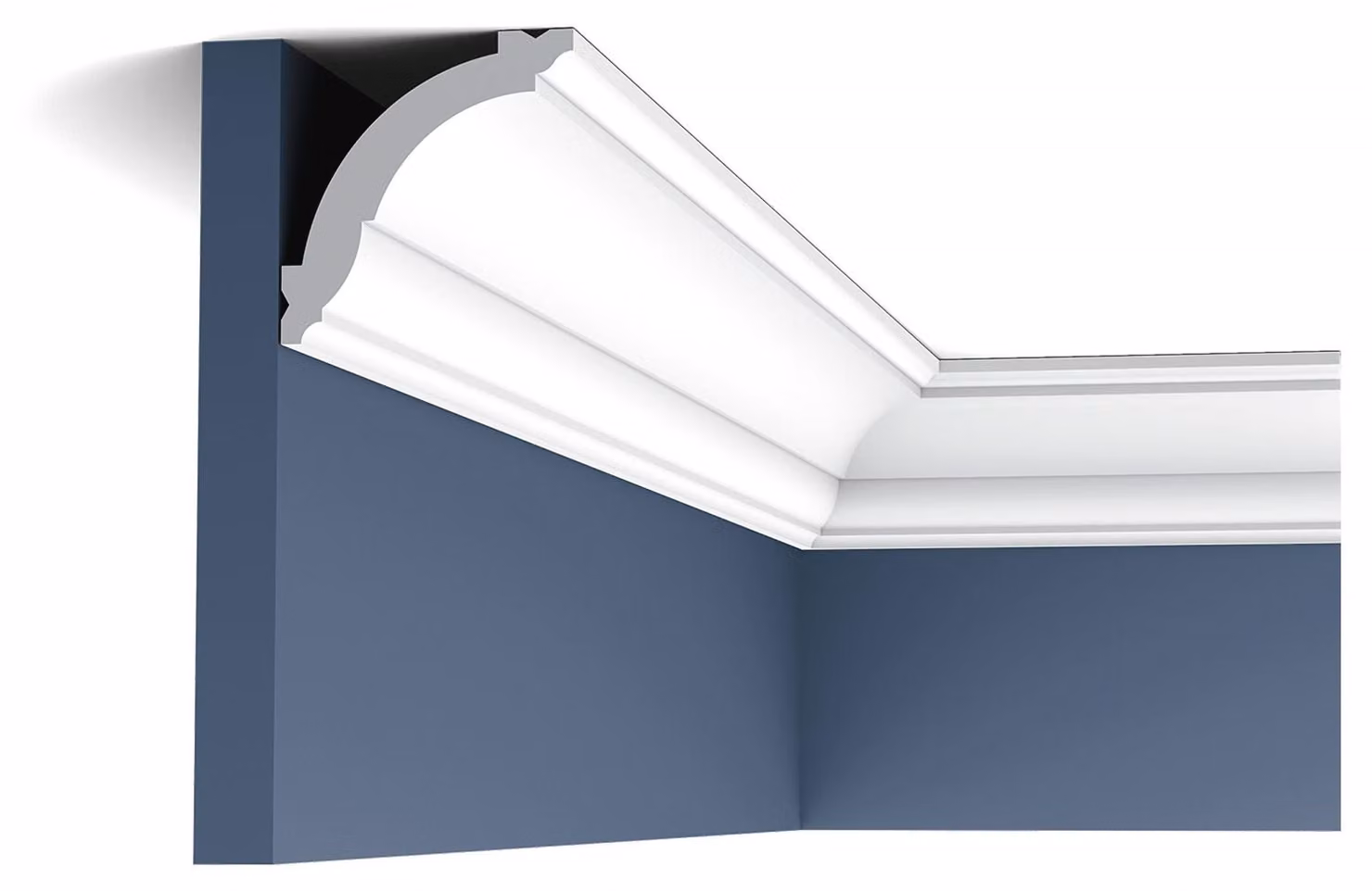 Orac Decor Cx100 Axxent profilo a stucco modanatura elemento decorativo modanatura angolare modanatura a parete modanatura a soffitto | 2 metri