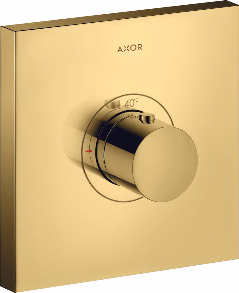 hansgrohe AXOR Starck ShowerSelect Thermostat carré à débit élevé à encastrer, 36718990, 36718990